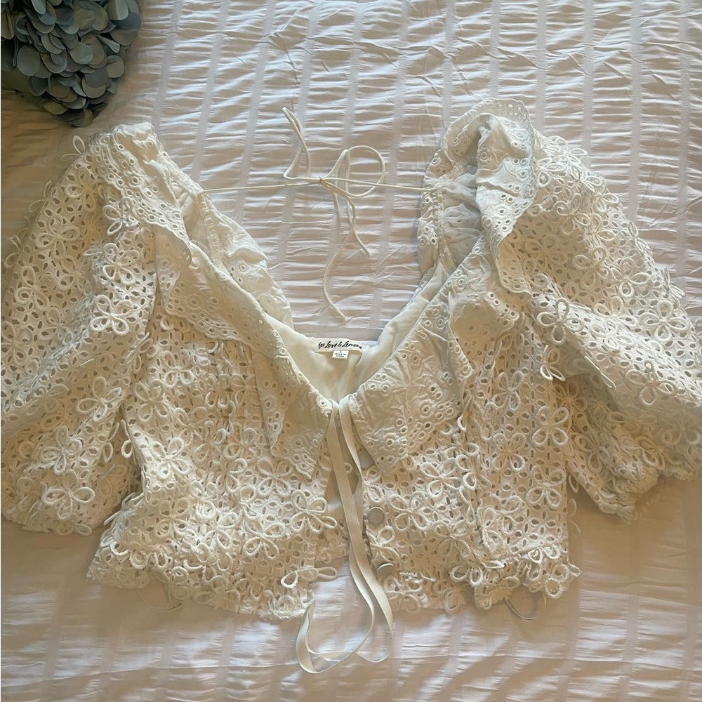 For Love and Lemons White Top